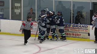 The Fergus Whalers win their 1st ever PJHL home game [upl. by Cohbath]