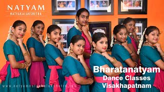 Bharatanatyam Dance Classes in Visakhapatnam  Natyam Natyakalakshetra [upl. by Grounds]