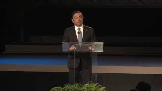 Carlos Ghosn Keynote Address at 2016 NYIAS Opening Breakfast [upl. by Margherita]