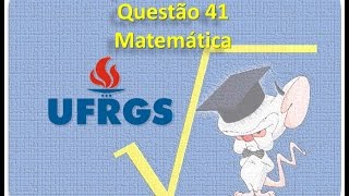 Questão 41 UFRGS 2015 Matemática  distância entre os centros de dois círculos [upl. by Hannavas189]