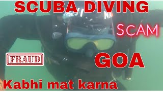 Scuba 🤿 Diving scam  Goa🏝️ Vlog [upl. by Ulah392]