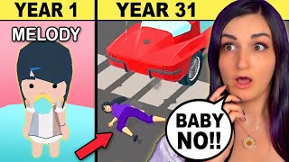 I Tried to Predict My Babys Life in 100 Years Life Simulator but it Went Horribly WRONG [upl. by Errehs17]