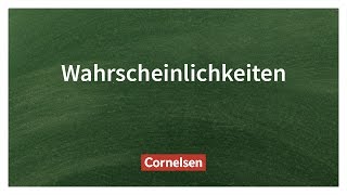 Wahrscheinlichkeiten – Einfach erklärt  Cornelsen Verlag Grundschule [upl. by Yasibit]