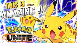 Pikachu 440v Thunder😎🔥  Pokemon Unite Hindi Gameplay  Pikachu Best Build Pokemon Unite [upl. by Vitale]