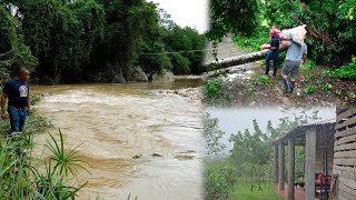 Un dia Bajo lluvia en el Naranjal La vida del campo [upl. by Dleifxam]