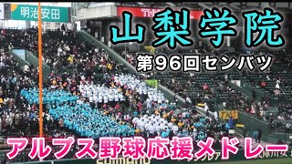 『山梨学院 アルプス野球応援メドレー』第96回センバツ [upl. by Latrice]