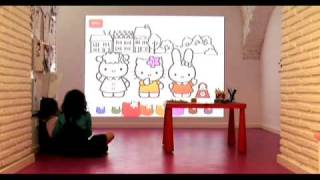 Hello Kitty Store in Lisbon Interactive Floor [upl. by Izogn]