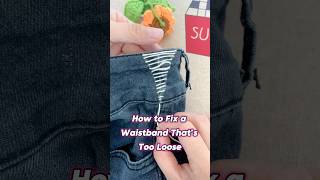 How to Fix a Waistband That’s Too Loose sewingtips crochet handmade [upl. by Sidoney]