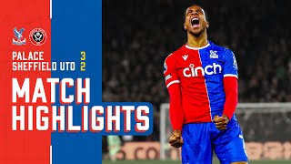 Eze and Olise SCREAMERS  Crystal Palace 32 Sheffield United  Premier League Highlights [upl. by Ardnaid54]