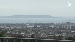 Timelapse Storm Dudley moves over Dublin [upl. by Kciredorb]