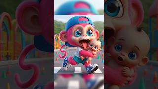 Monkey child quotFoundquot a Baby shorts feedshorts funny sounds  GamerChadPlays [upl. by Buller997]