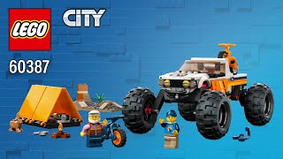 LEGO® City 4x4 OffRoader Adventures 60387252 pcs Building Instructions TopBrickBuilder [upl. by Laira]