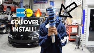 MY BMW GETS COILOVERS [upl. by Kessel]