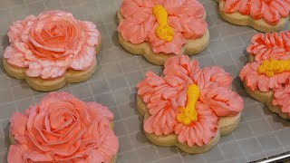 The Best Crusting Cookie Buttercream Icing for Decorated Sugar Cookies [upl. by Etnomal]