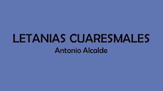 Letanias cuaresmales  Antonio Alcalde [upl. by Schoenfelder]