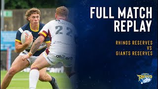 Full Game  Leeds Rhinos Reserves vs Huddersfield Giants Reserves [upl. by Cromwell]