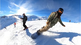 Snowboarding Tignes  Val dIsere  Photo Edit January 2024 [upl. by Notelrac564]