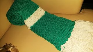 Glamas Tunisian Honeycomb Scarf Tutorial amp Giveaway [upl. by Nugesulo40]