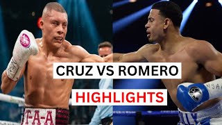 Isaac Cruz vs Rolando Romero Highlights amp Knockouts [upl. by Dagnah]