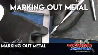 Marking out metal [upl. by Lagiba]