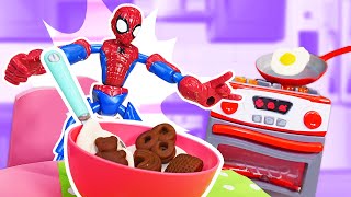 ¡Episodios con Spiderman y Juegos de plastilina para niños en Caja Mágica [upl. by Otinauj10]