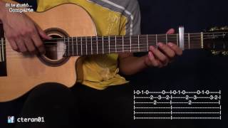 España Cani  Tutorial Guitarra [upl. by Body]