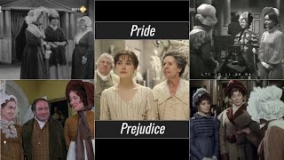 Lizzys tour of Pemberley  Pride amp Prejudice 19611967198019952005 [upl. by Siderf645]