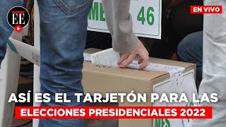 Así es el tarjetón para la primera vuelta de las elecciones presidenciales  El Espectador [upl. by Aneekal]