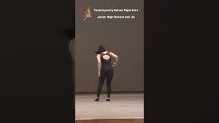 Contemporary Dance Repertoire Junior High School and Up shorts [upl. by Sitsuj823]