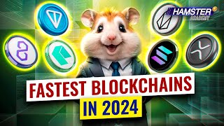 From Ripple to TON top 6 fastest blockchains breaking records ⚡️ Hamster Academy [upl. by Mcnamee]