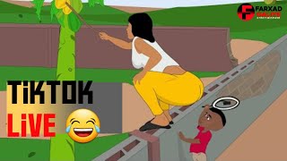 Cartoon Afsoomaali  TIKTOK LIVE 😂  CAANIMO SILICEED Funny cartoon 😆 [upl. by Evilo17]