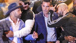 GROSS Paulie Malignaggi SPITS LOOGIE IN FACE of Artem Lobov [upl. by Alarick]