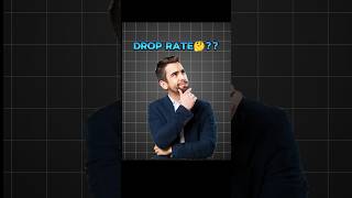 Drop rate kya hota hai 🤔short [upl. by Ahsenyt999]