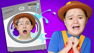 Washing Machine Song  Tigi Boo Kids Songs [upl. by Enoyrt]