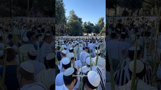 Jews celebrate Sukkot in Jerusalem Israel 2024 [upl. by Westland]