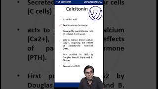 Calcitonin Hormone  Thyroid Gland I animalphysiology csirnetlifesciences csirnet [upl. by Lopes]