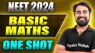 BASIC MATHS in 1 Shot FULL CHAPTER COVERAGE ConceptsPYQs  Prachand NEET 2024 [upl. by Annah557]