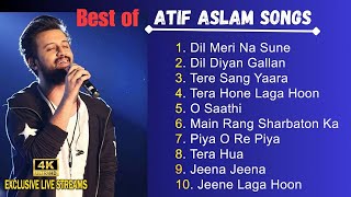 🔴 Live  Best Of Atif Aslam  Atif Aslam Top 10 Songs Jukebox  Atif Aslam Hit Songs 2024 [upl. by Ib773]