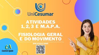 ATIVIDADE 1  FISIOLOGIA GERAL E DO MOVIMENTO  522024 [upl. by Gnilyam]