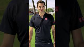 Tuesday Tennis Tips with Roger Federer  One Handed Backhand [upl. by Anaic]