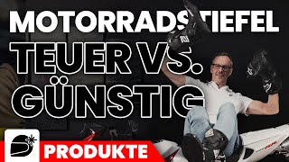 TEUER VS GÜNSTIG  Motorradstiefel Alpinestars SMX6 V2 vs Bogotto Assen [upl. by Jerz663]