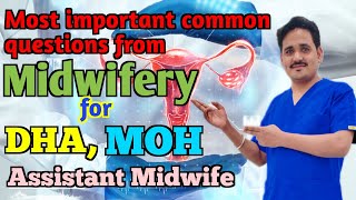 Most important common questions from midwifery for DHA MOH and assistant midwife [upl. by Ursi]