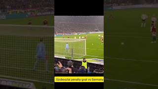 Dominic Szoboszlai penalty goal against Germany [upl. by Shulman]