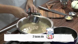 Recetas Nestlé® Rissotto de camarón y espinaca [upl. by Joly]