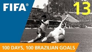 100 Great Brazilian Goals 13 Garrincha Chile 1962 [upl. by Danby983]