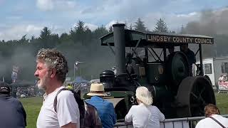 Big steam engines in the parade ring Cromford steam rally 382024 [upl. by Shelburne]