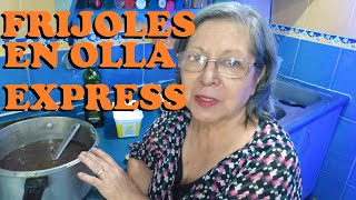 Como hacer frijoles negros en Olla Express Aprende a usar la Olla Express sin riesgos [upl. by Aibos]