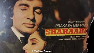 Log kehte hai main Sharabi hu • Kishore Kumar • Bappi Lahiri • Original Soundtrack • Vinyl Record • [upl. by Vonni]