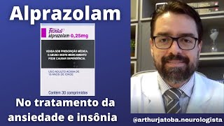 ALPRAZOLAM FRONTAL APRAZ NO TRATAMENTO DA ANSIEDADE E DA INSÔNIA [upl. by Pontias431]