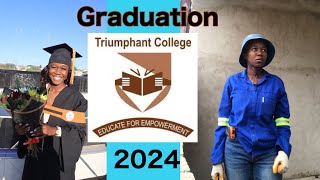 I Graduated🎓… Triumphant College 2024 [upl. by Elrahc694]